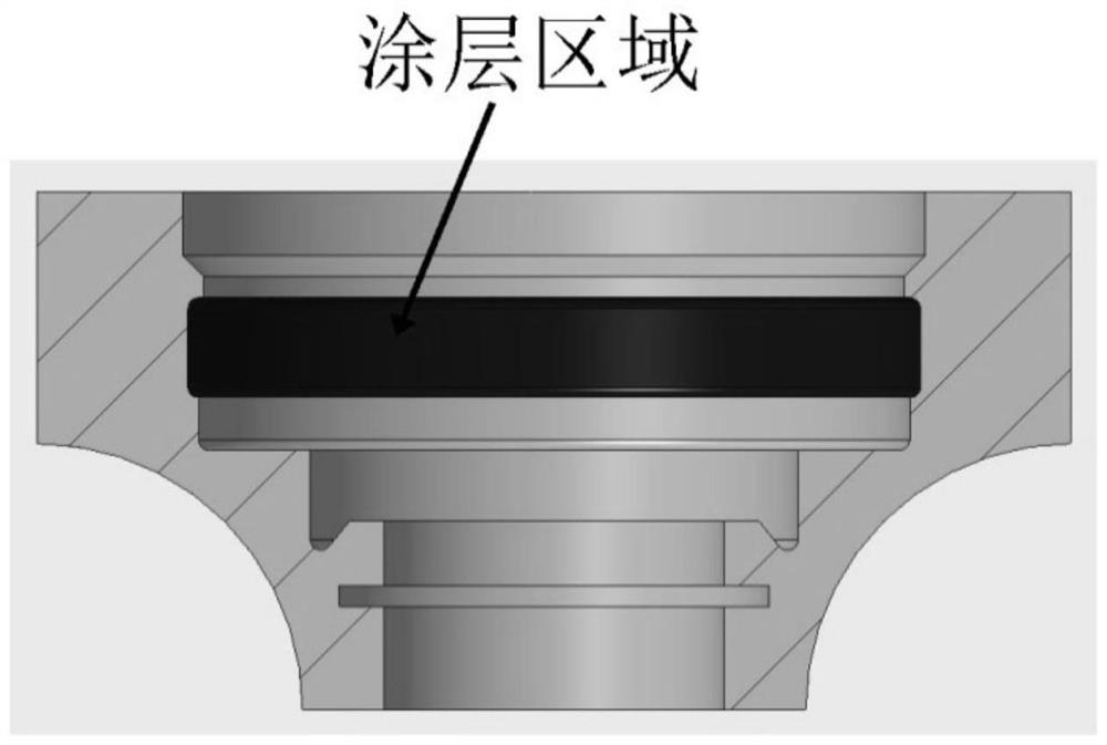 Method and application of partial plasma spraying nicraly coating on inner wall of aluminum alloy casing with boss