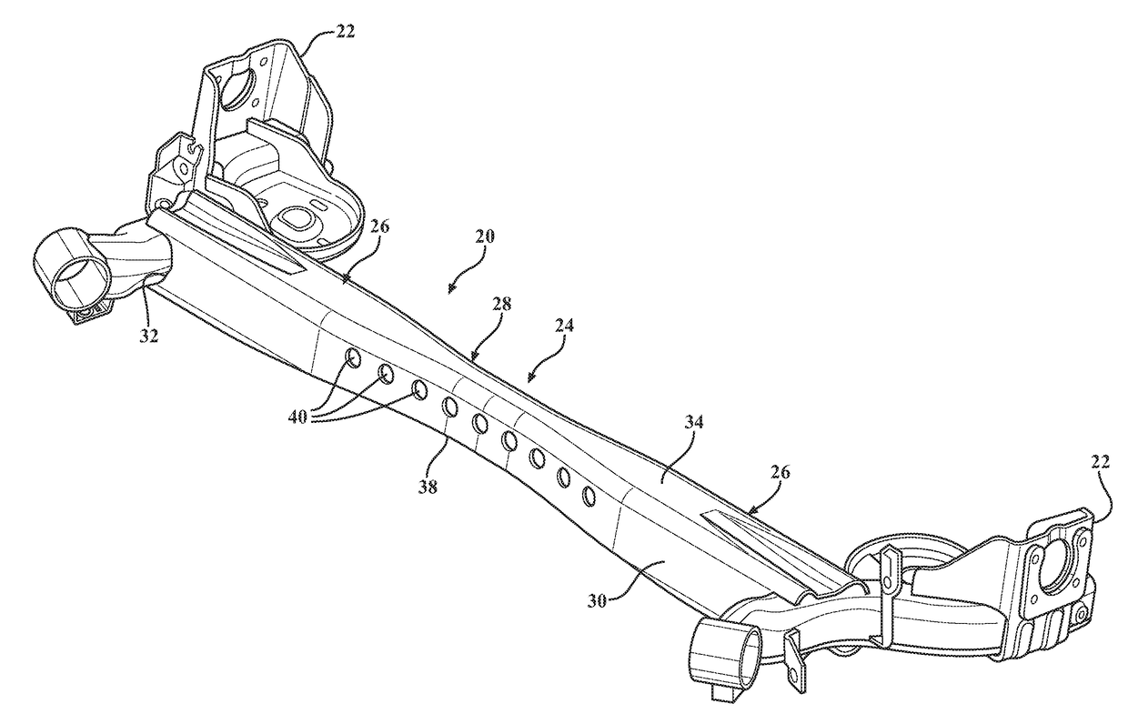 Vehicle twist axle assembly