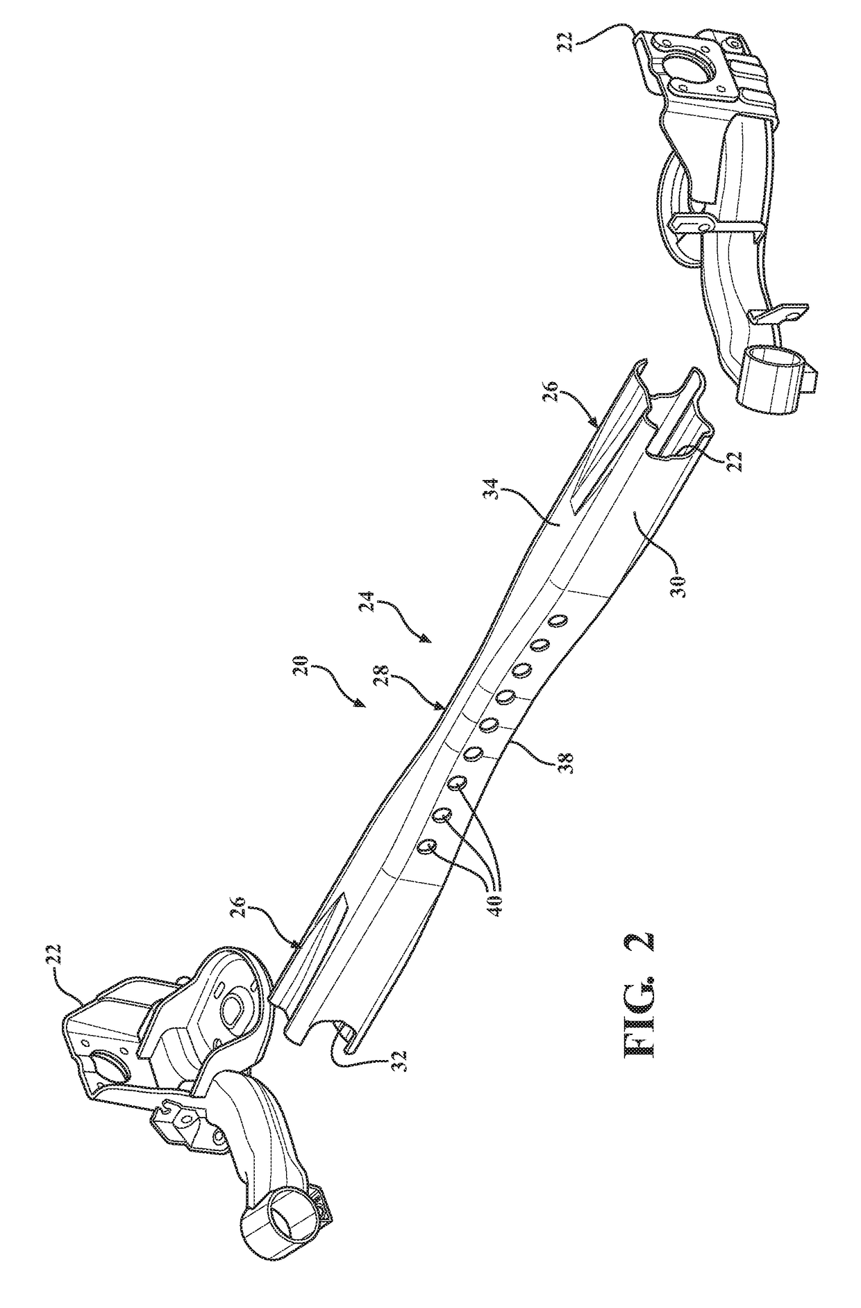 Vehicle twist axle assembly