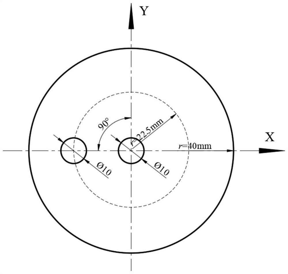 Piston type valve core bottom surface trepanning optimization method capable of overcoming unbalanced moment