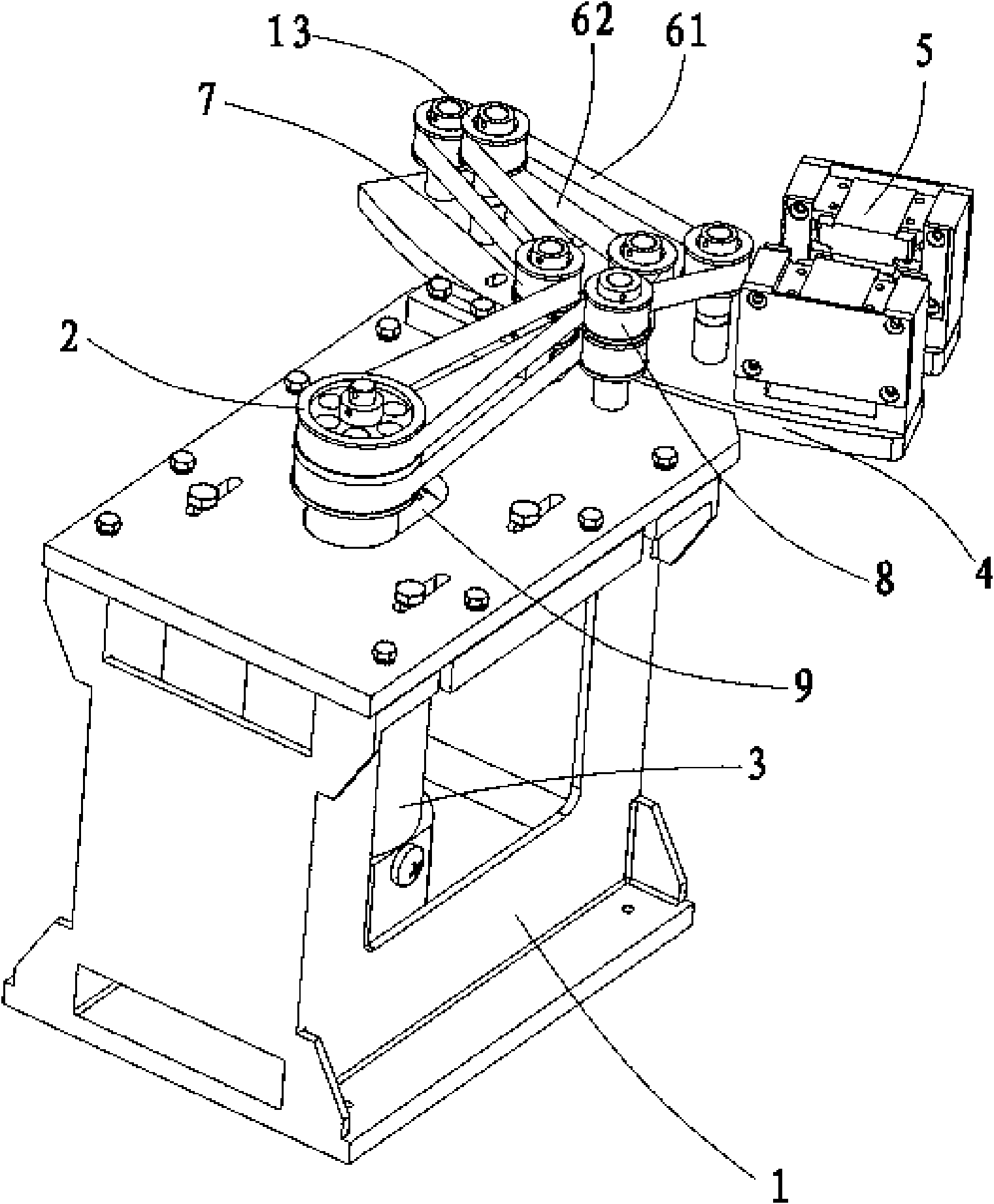 Autorotation driving device for automatic light inspection machine