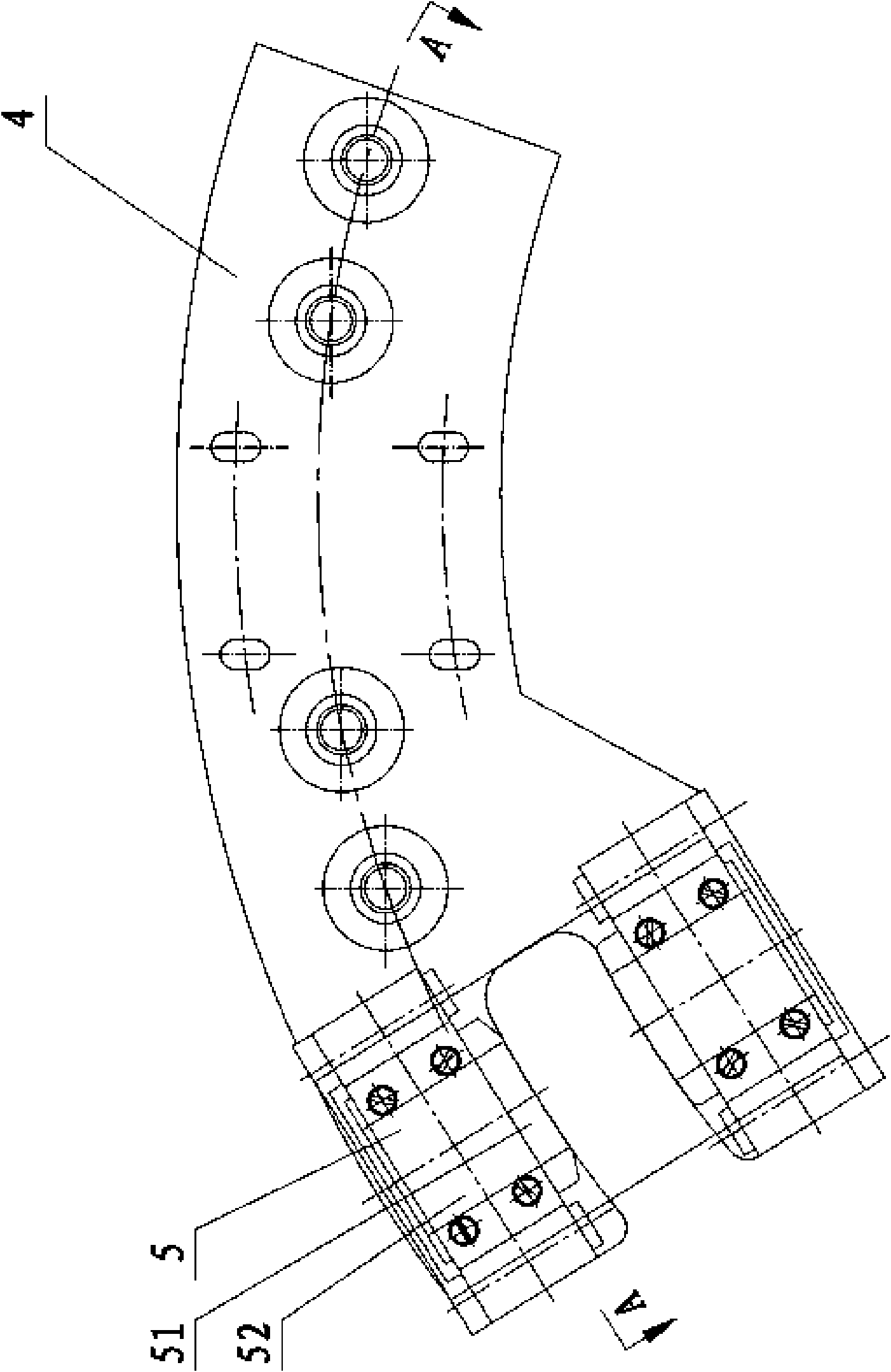 Autorotation driving device for automatic light inspection machine