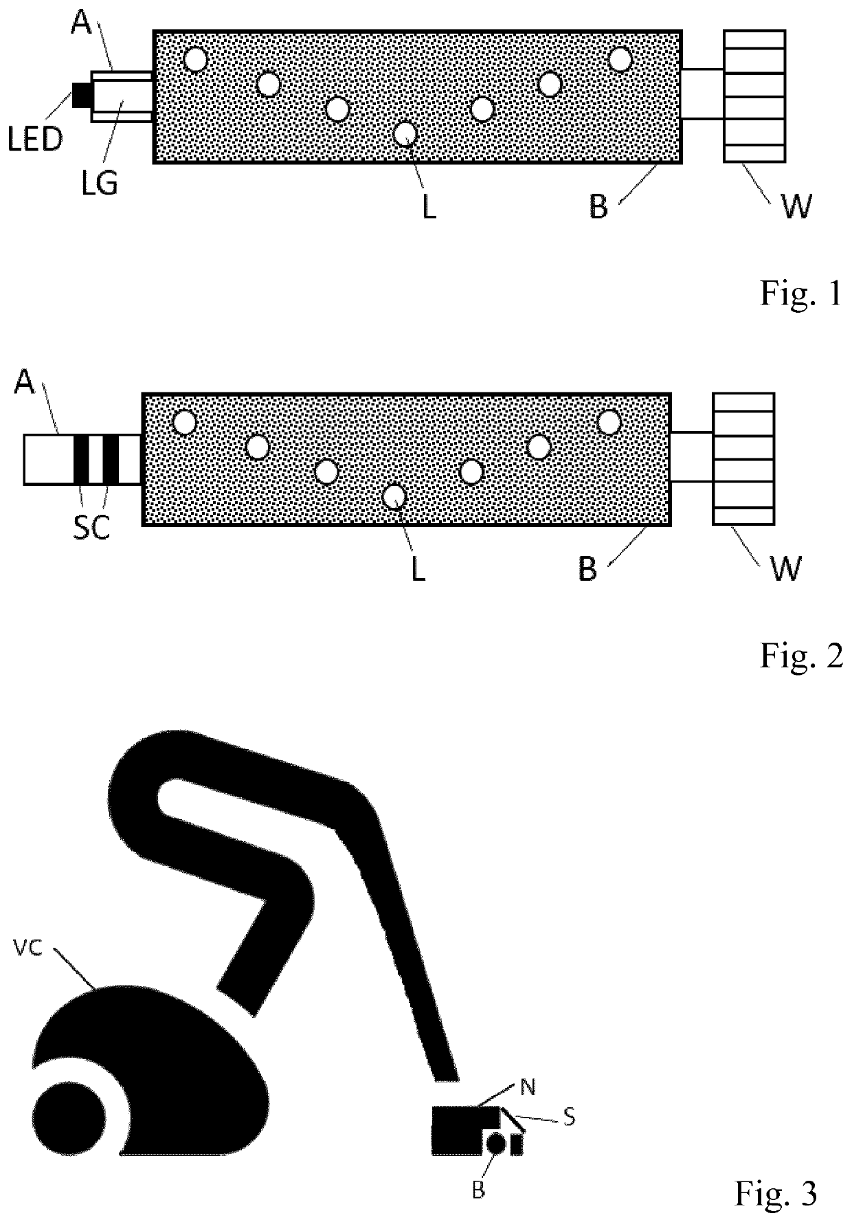 Vacuum cleaner nozzle having rotatable brush