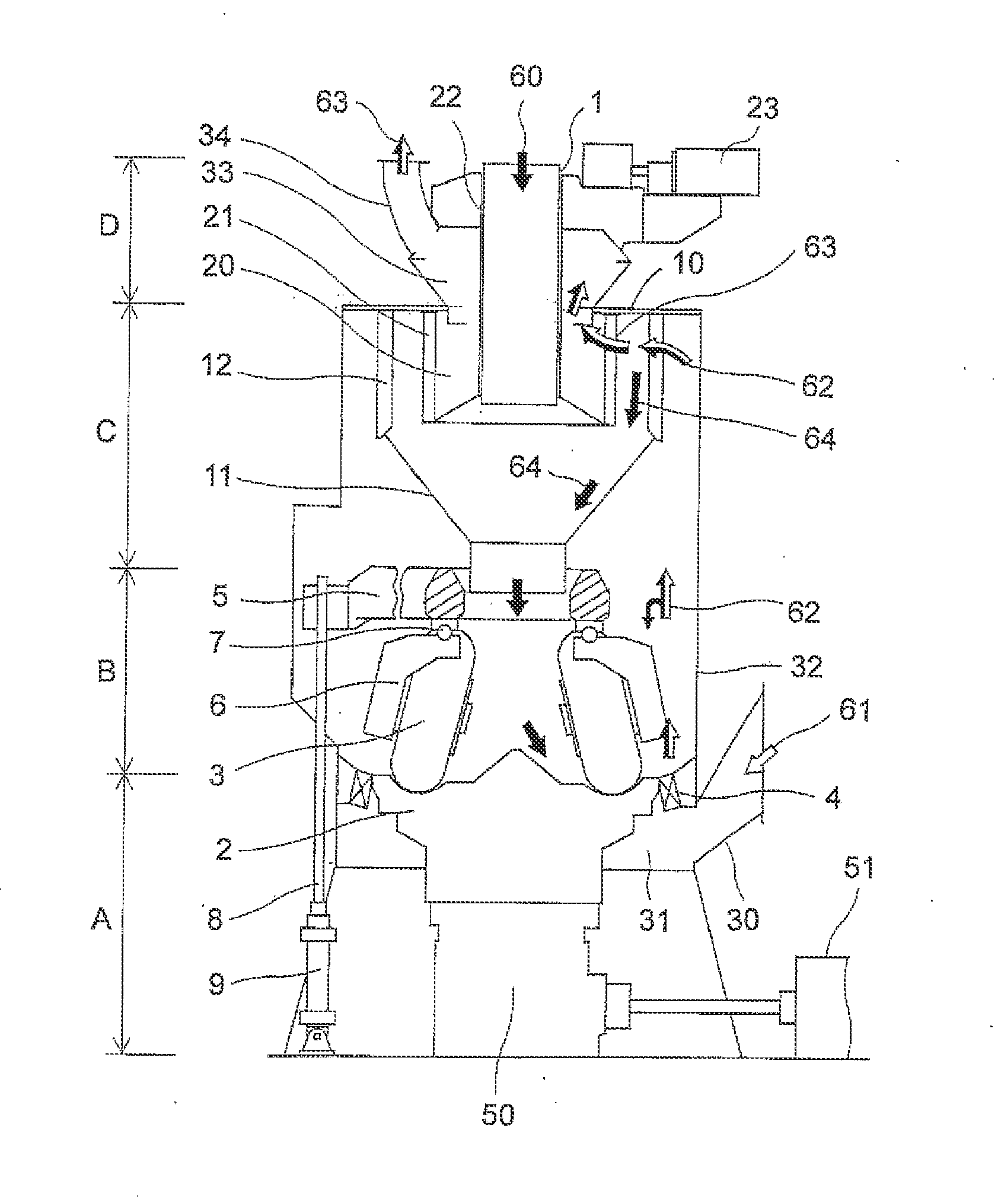 Vertical Pulverizing Apparatus