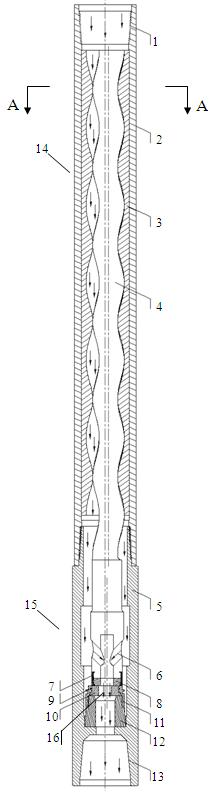 Axial oscillating tool for drill string