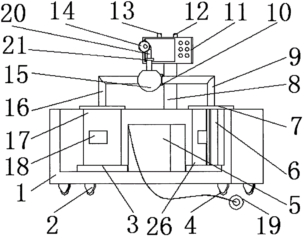 Concentration adjustable type anesthetic device for use in anesthesia department