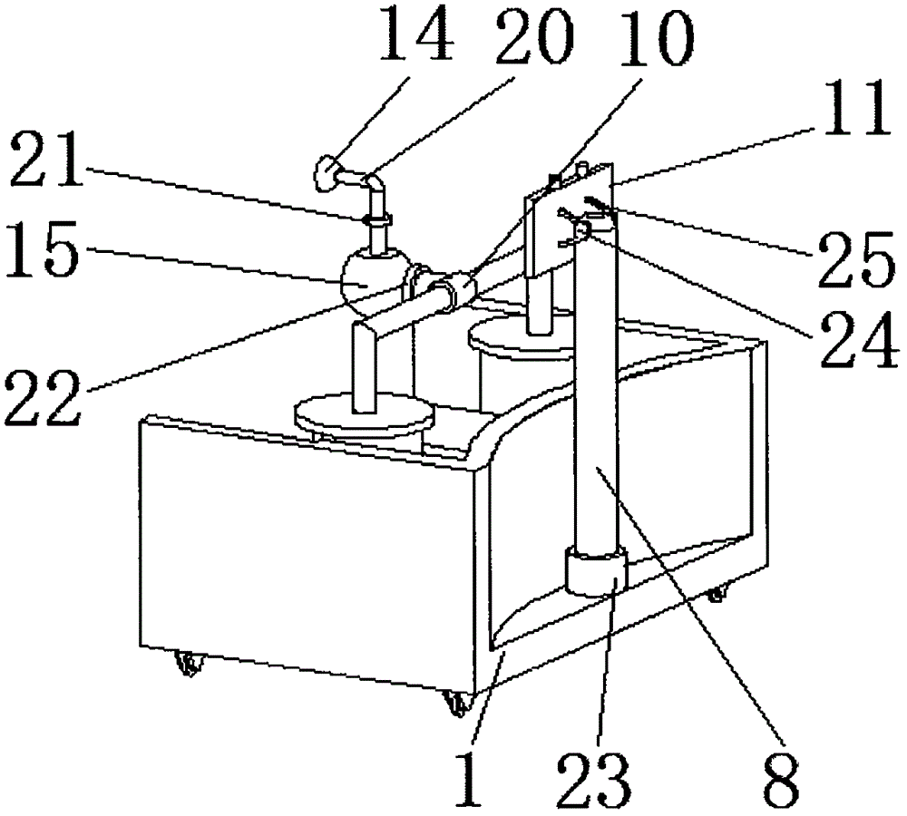 Concentration adjustable type anesthetic device for use in anesthesia department