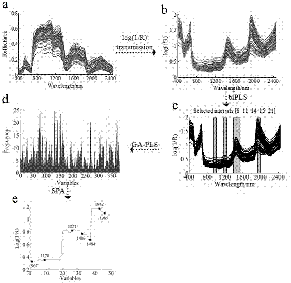 Method for detecting canopy moisture content of leaf vegetable crops