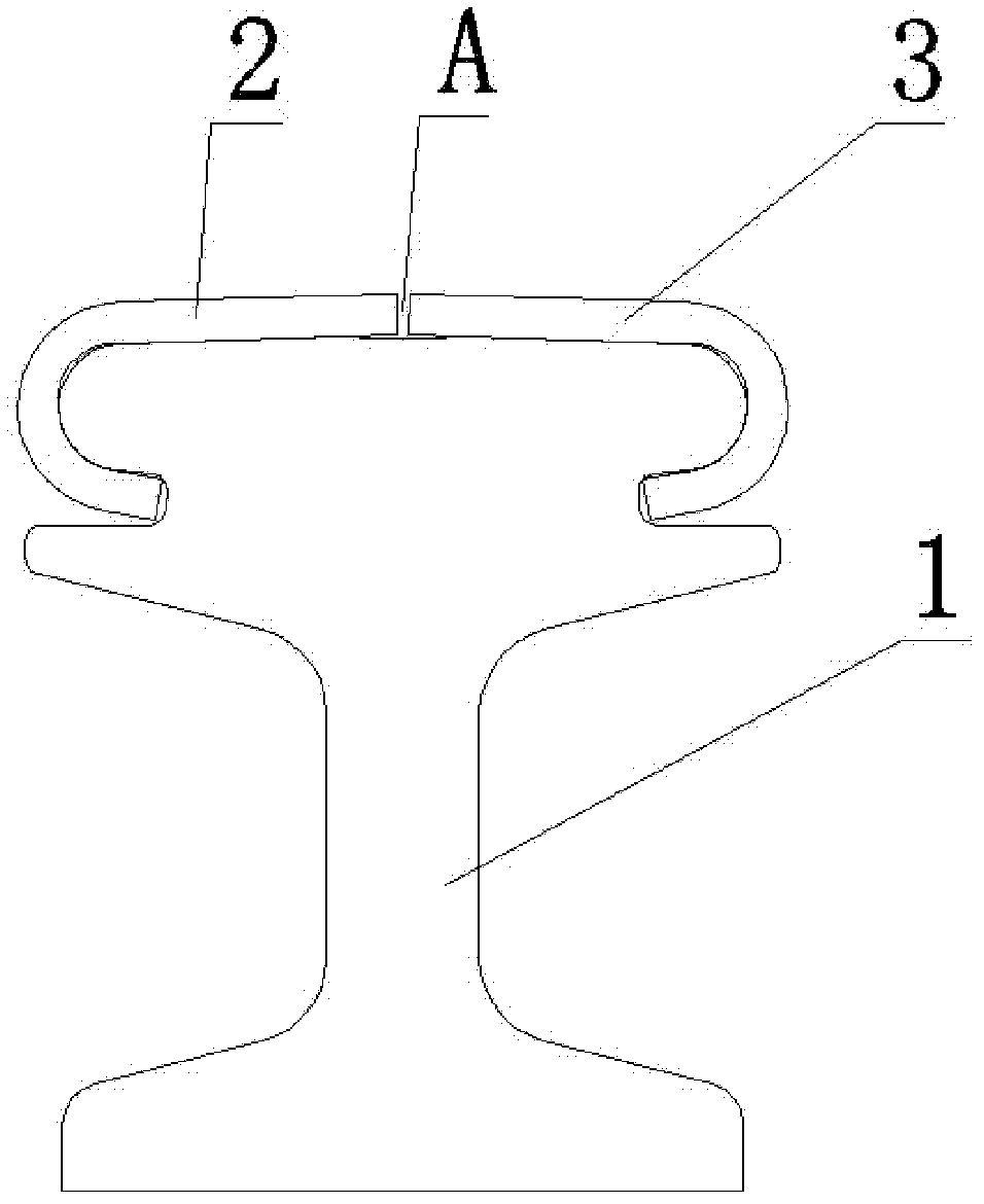 Manufacturing method of steel-aluminum composite section bar used for contact rail in urban railway system