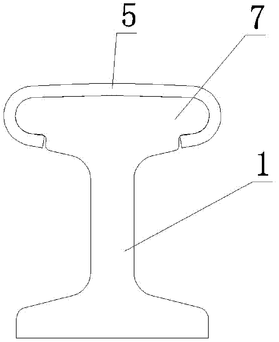 Manufacturing method of steel-aluminum composite section bar used for contact rail in urban railway system