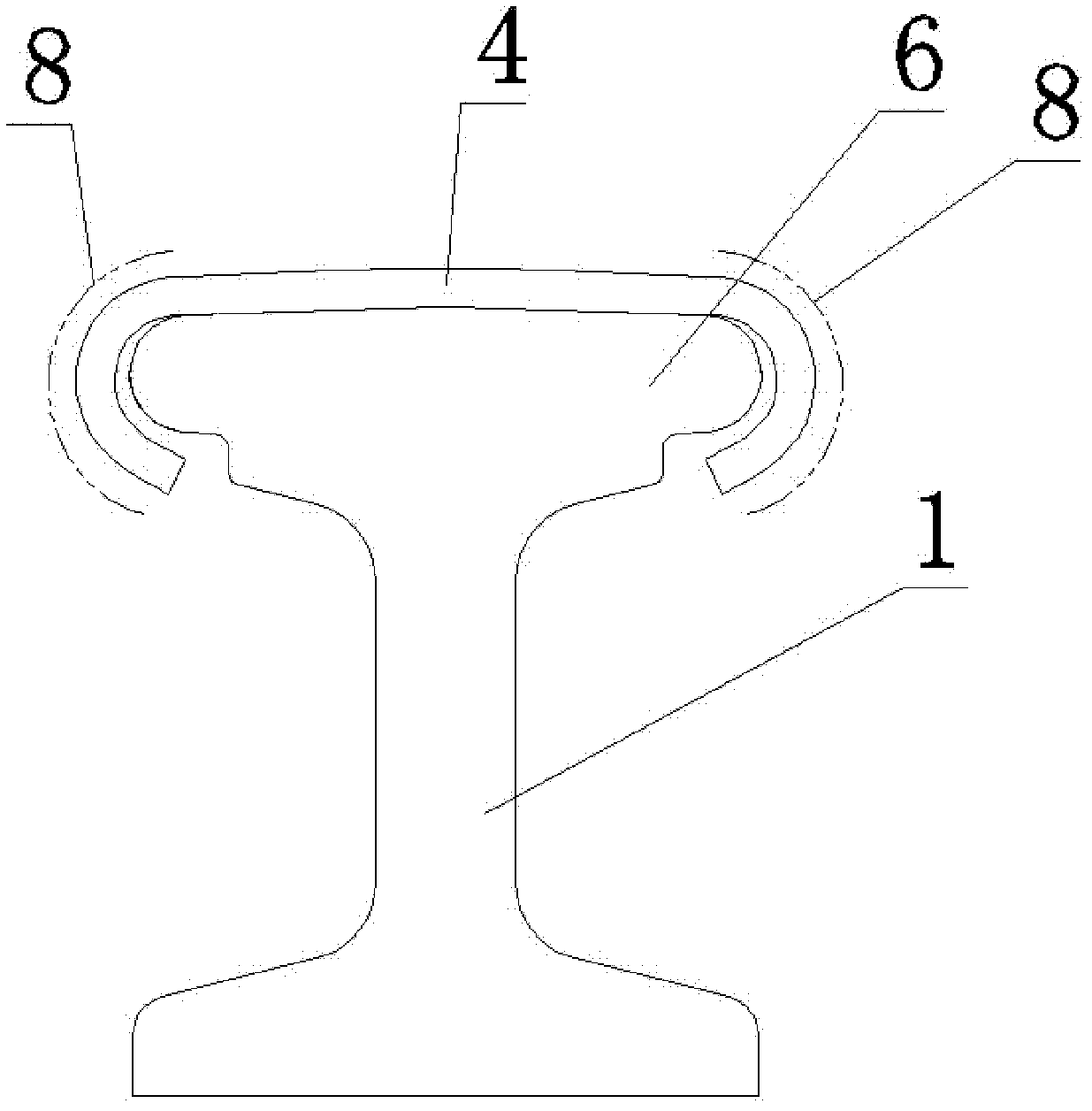 Manufacturing method of steel-aluminum composite section bar used for contact rail in urban railway system