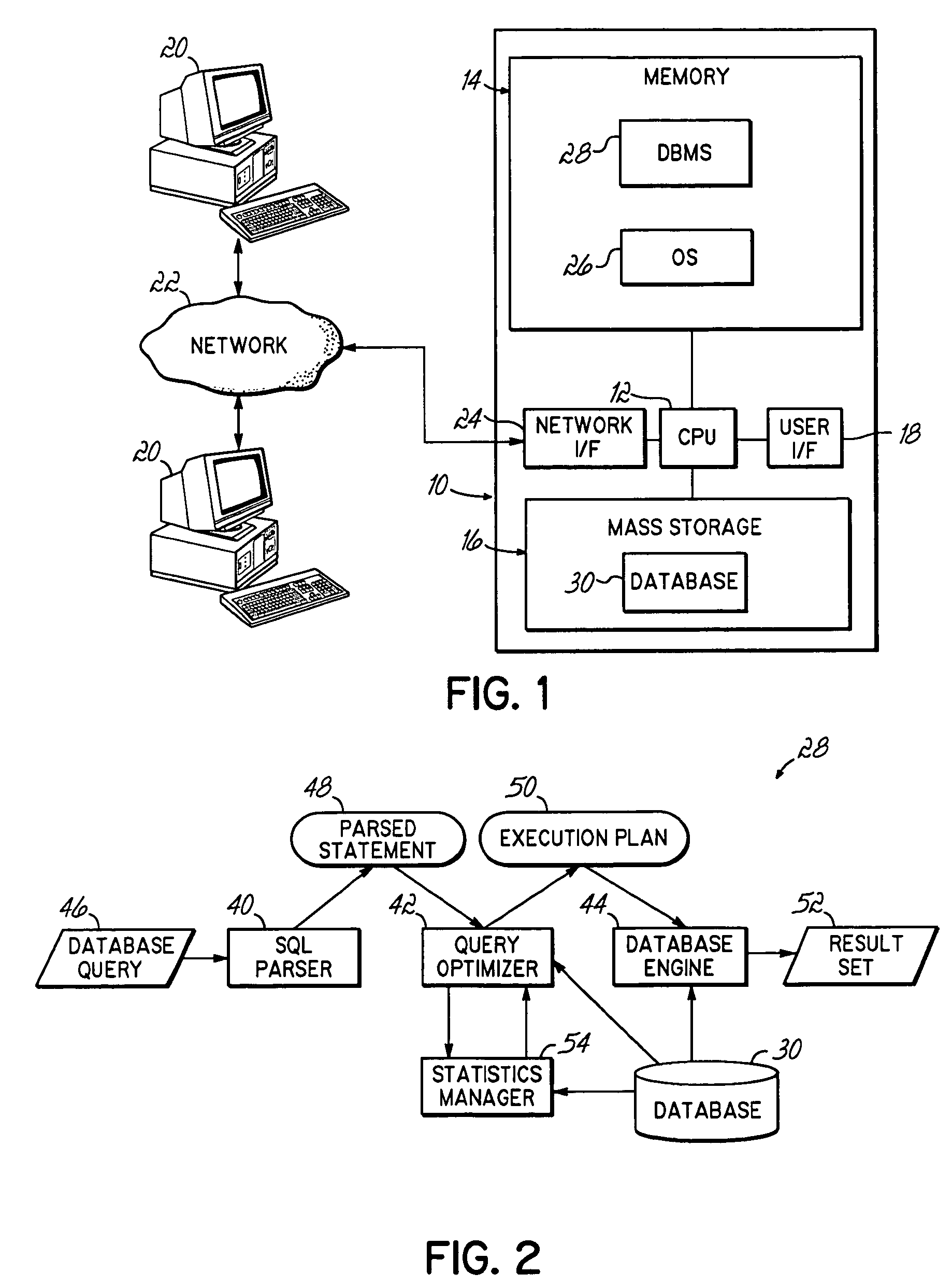 Building database statistics across a join network using skew values