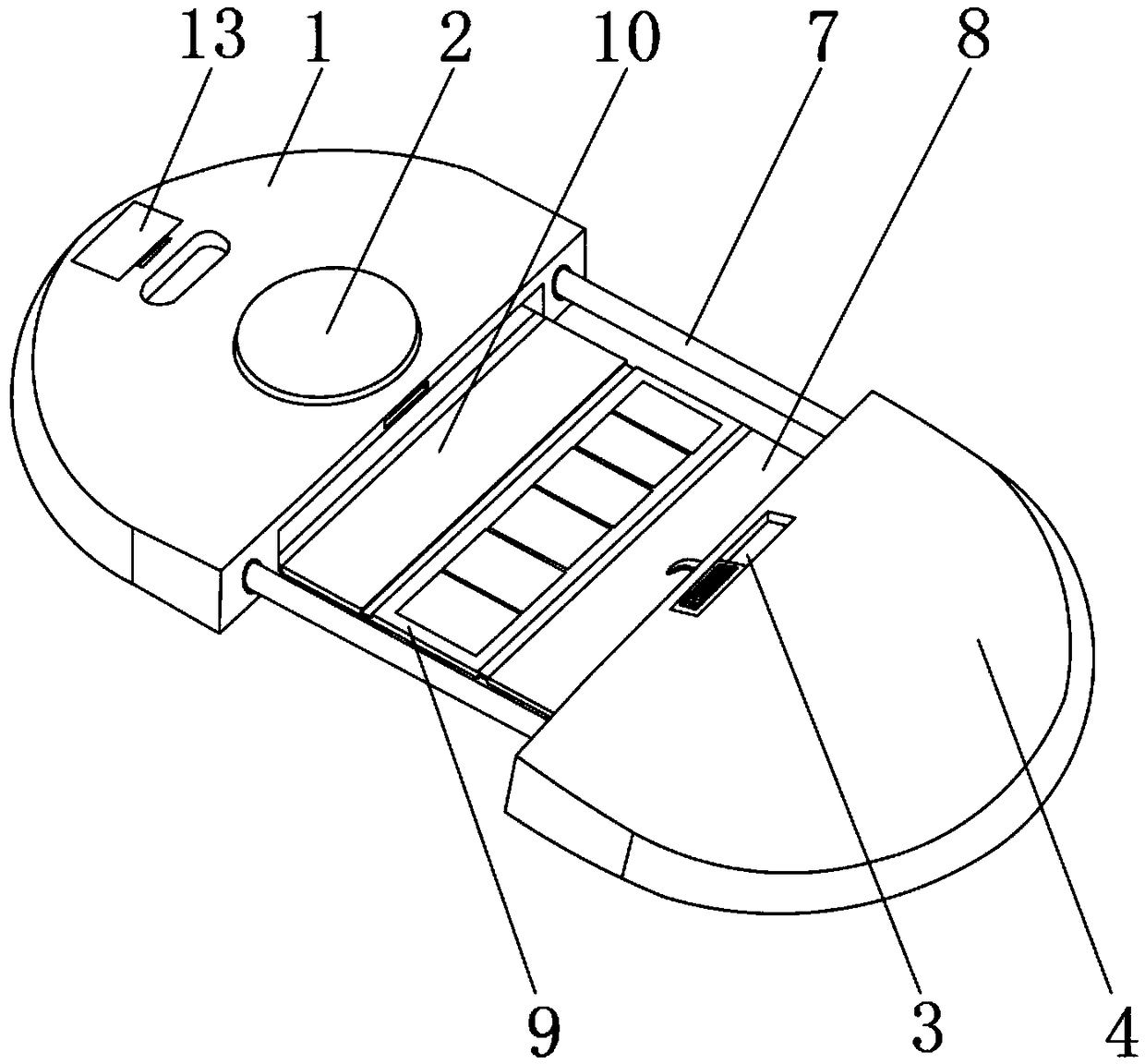 Omnibearing multi-angle security and protection control system