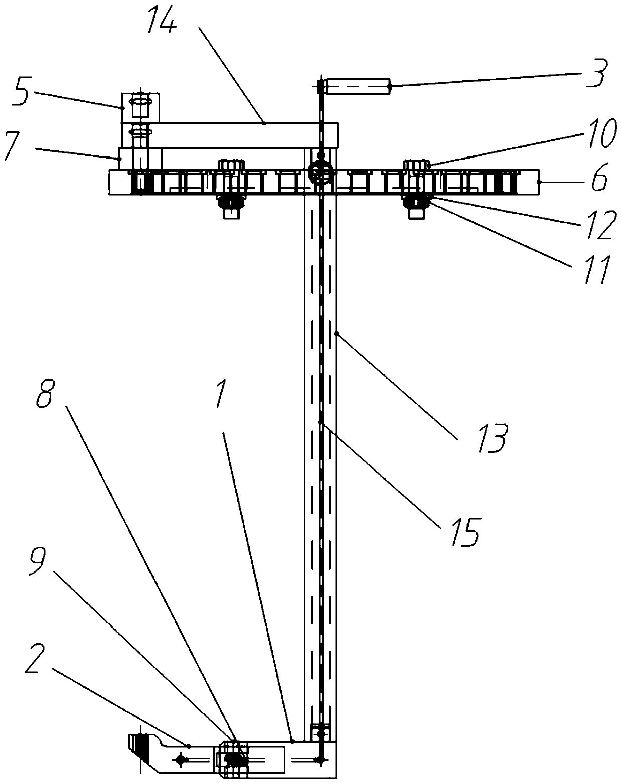 Folding force-limiting wrench switching mechanism for deep cavity