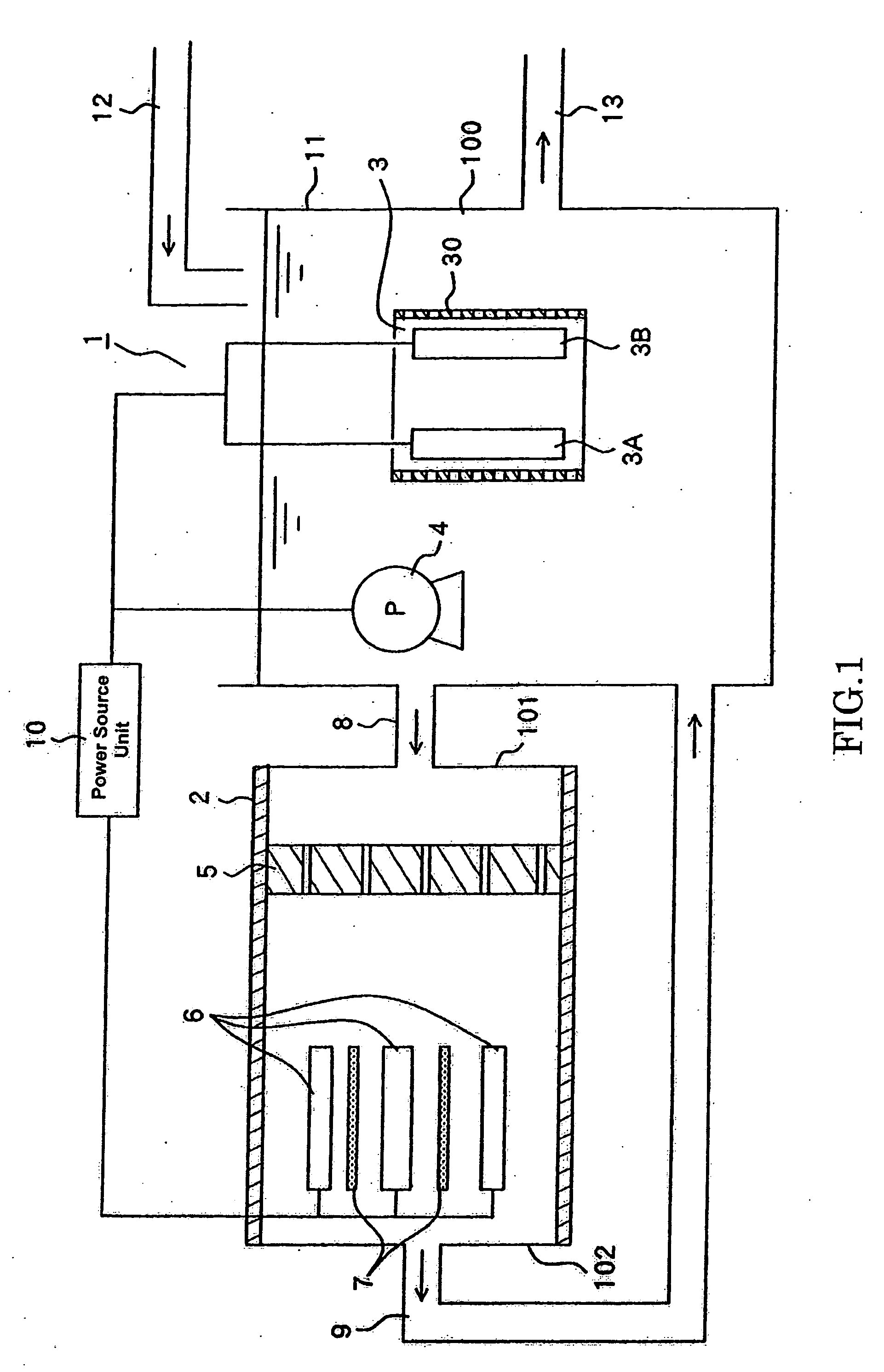 Photocatalyst water treating apparatus