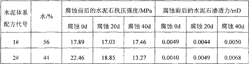 Carbon dioxide corrosion resisting cement system for oil-gas well cementation