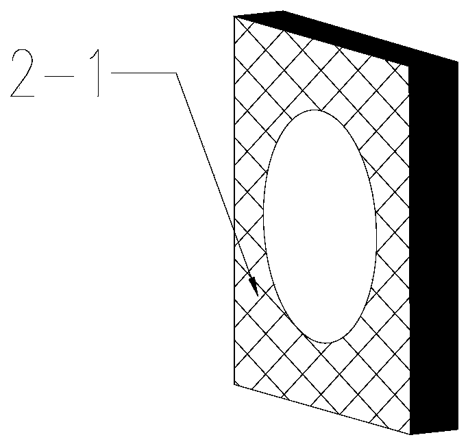 Glass kiln flue gas outlet structure