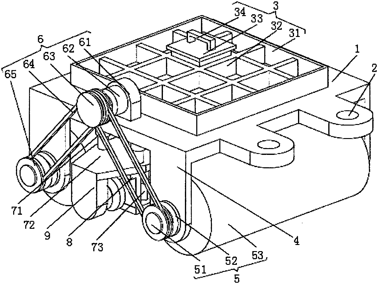 Rear-arranged hammering pressure device for road and bridge construction asphalt paver