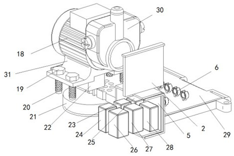 Multisource perception and information fusion-based protecting device for intelligent pump