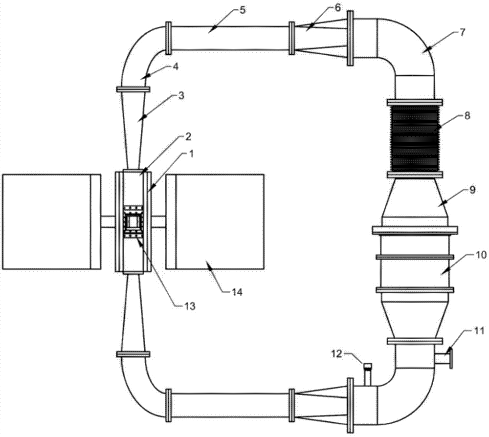 Closed circulating repetition-frequency optical pumping xenon fluoride laser system