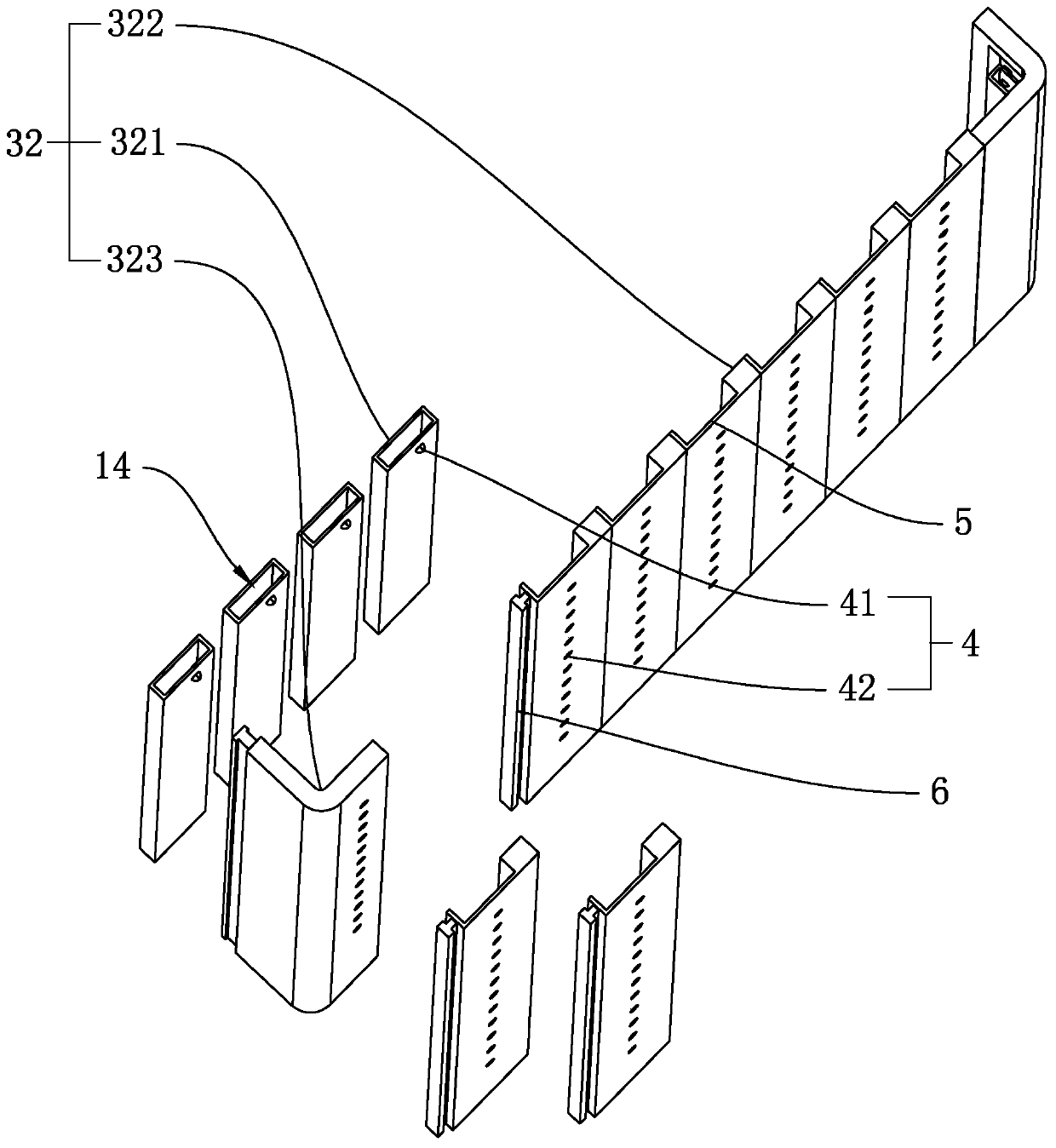 Assembled power distribution cabinet