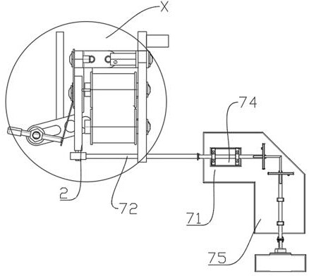 Power supply lightning arrester alarm device