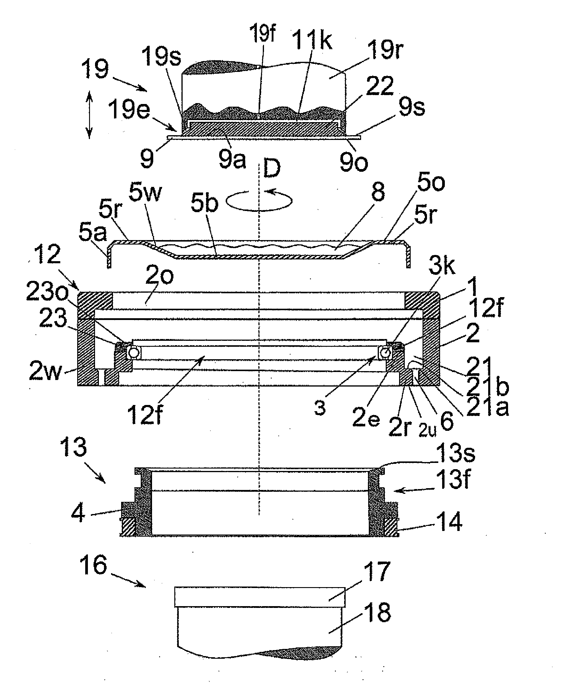 Device and method for treating substrate surfaces