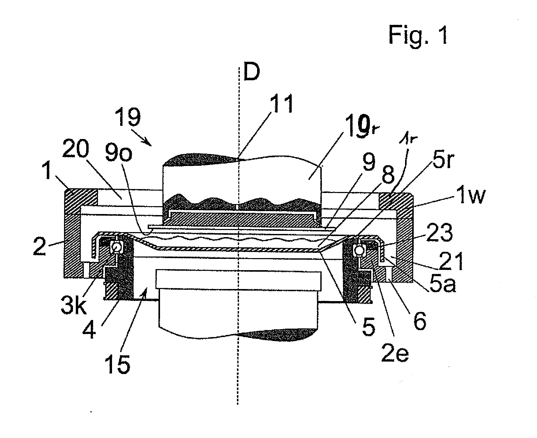 Device and method for treating substrate surfaces