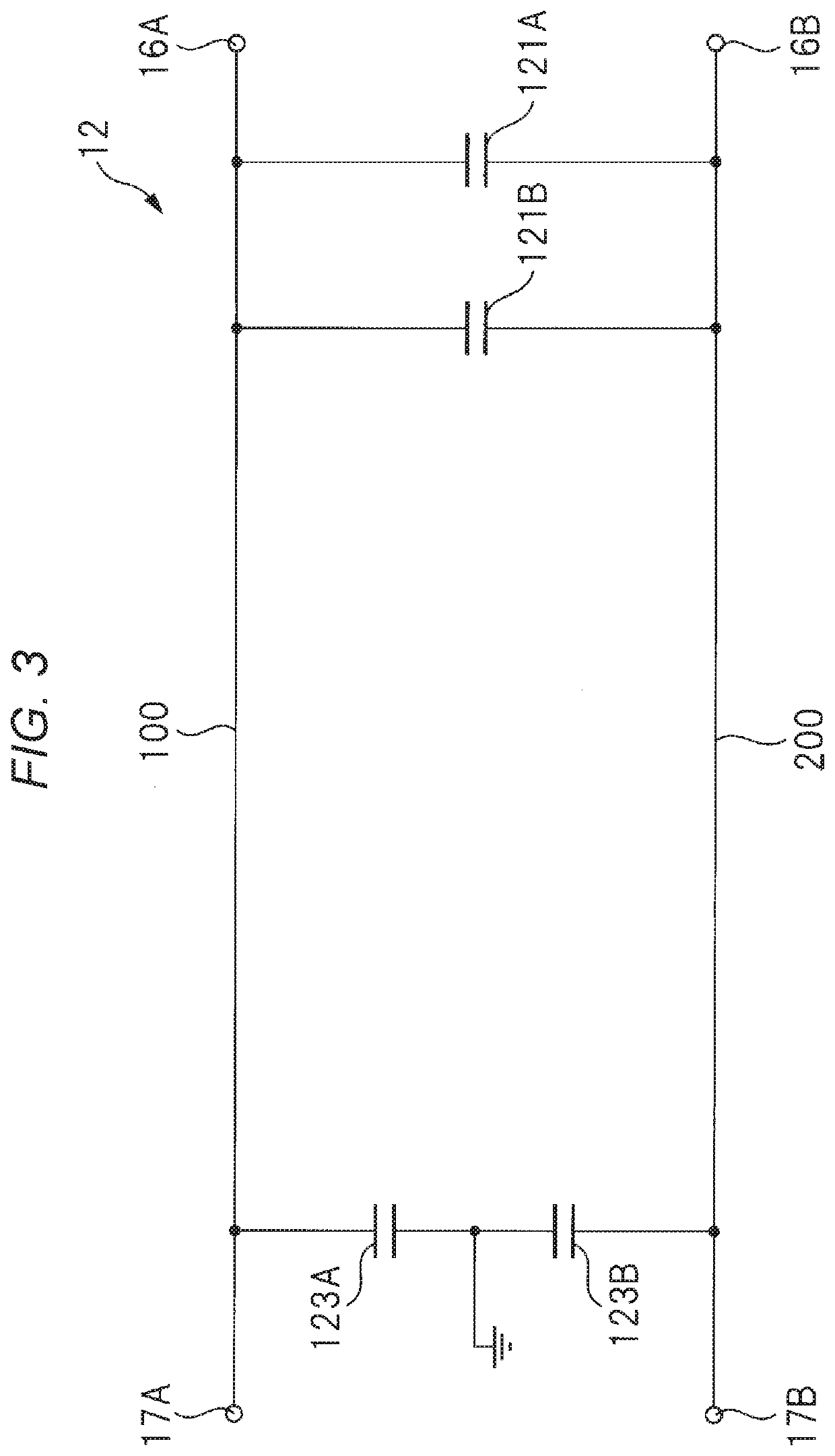 Voltage filter and power conversion device