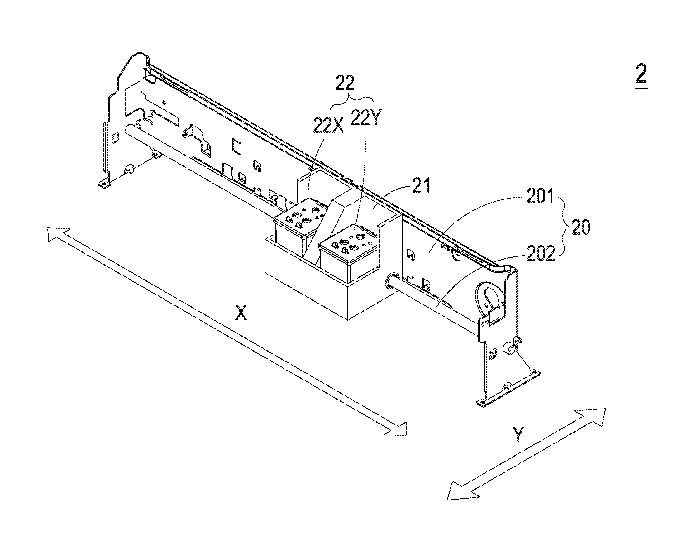 Inkjet chip and contro circuit of printing module of rapid prototyping apparatus