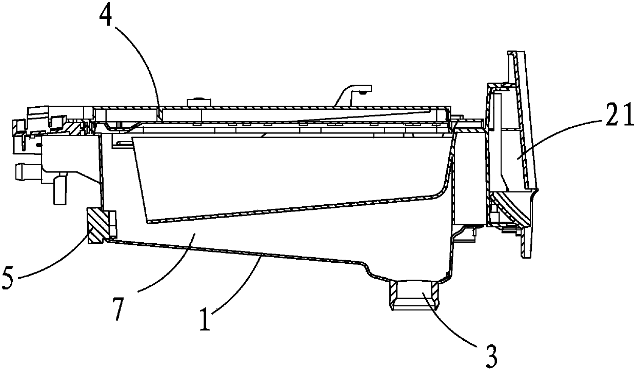 Detergent case and washing machine and method for controlling detergent release