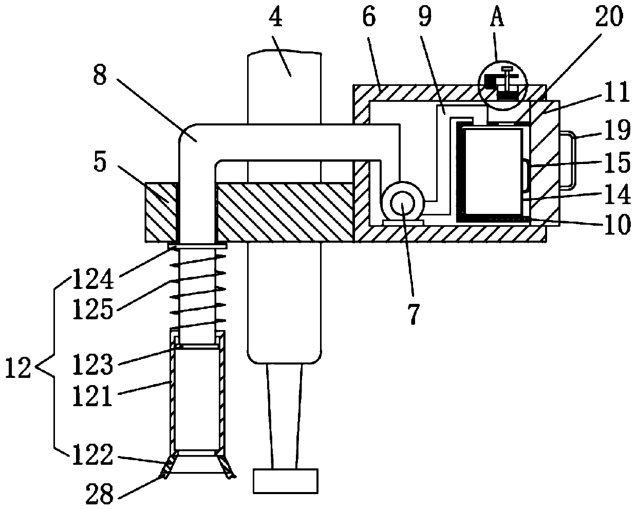 Intelligent grinding device for environment-friendly machining