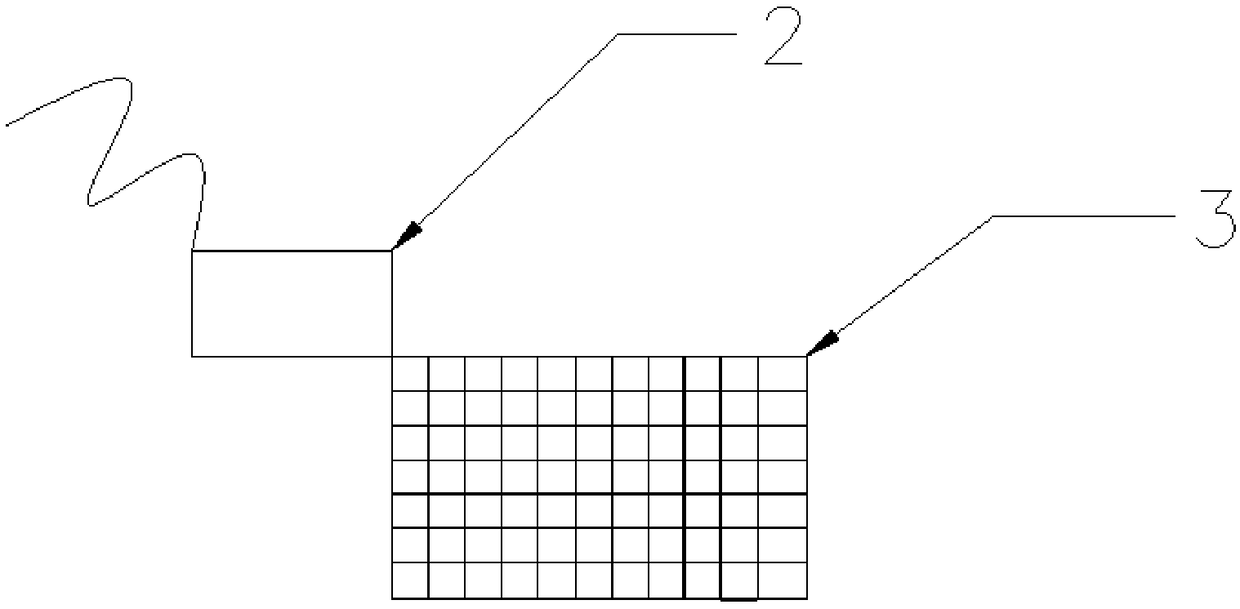 Fully-focused detection method used for coarse-grained materials and based on phased array ultrasonic flaw detector