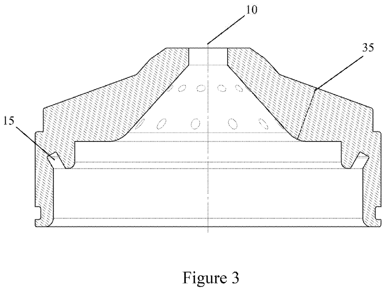 Wide Area Shield for use in a Plasma Cutting Torch.