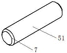 Permanent magnet repulsion type magnetic suspension linear guide rail