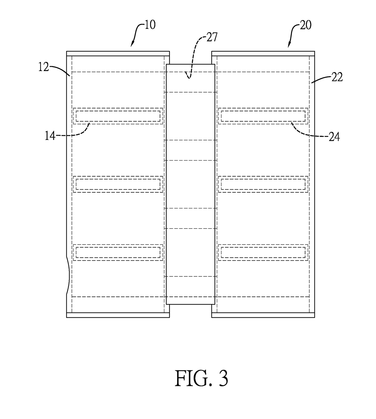 Parallel-connected condenser and cooling device using the same