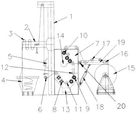 Cloth surface brushing machine