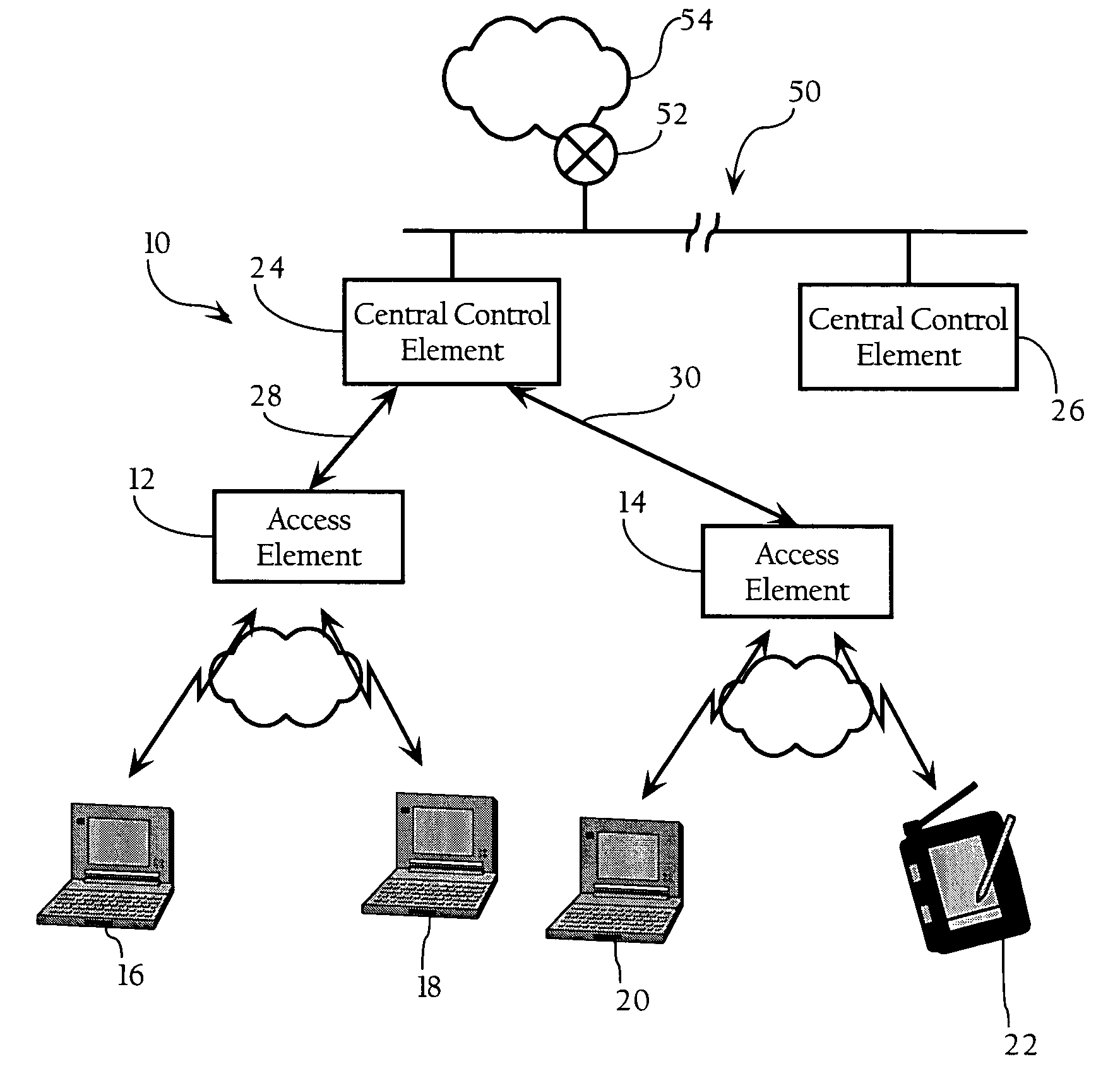 Wireless network security mechanism including reverse network address translation