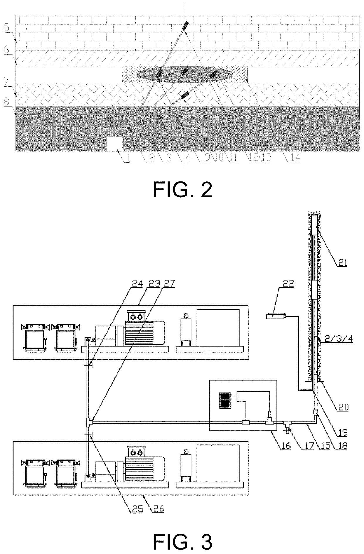 Fracturing relief method for stress concentration of remaining ore pillars in overlying goaf