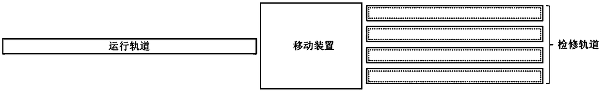 Suspended monorail-vehicle turnout-free three-dimensional parking system