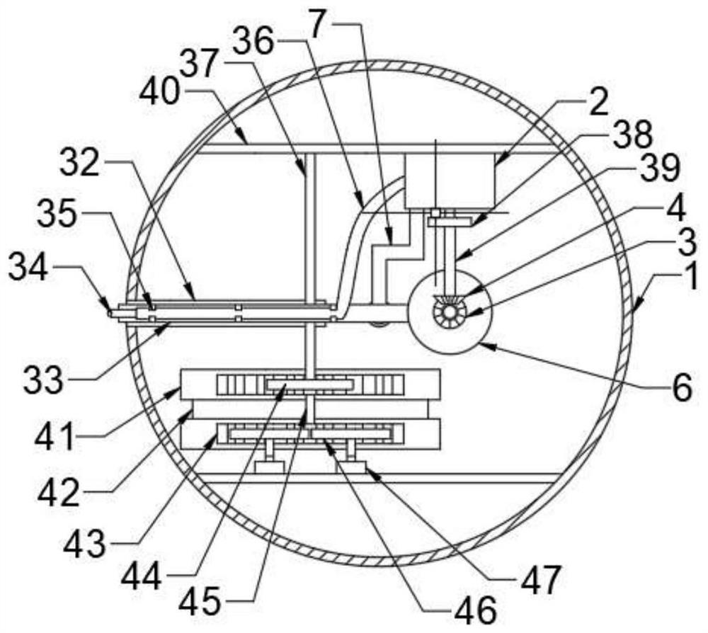 Intelligent sprinkling irrigation device for agricultural greenhouse planting