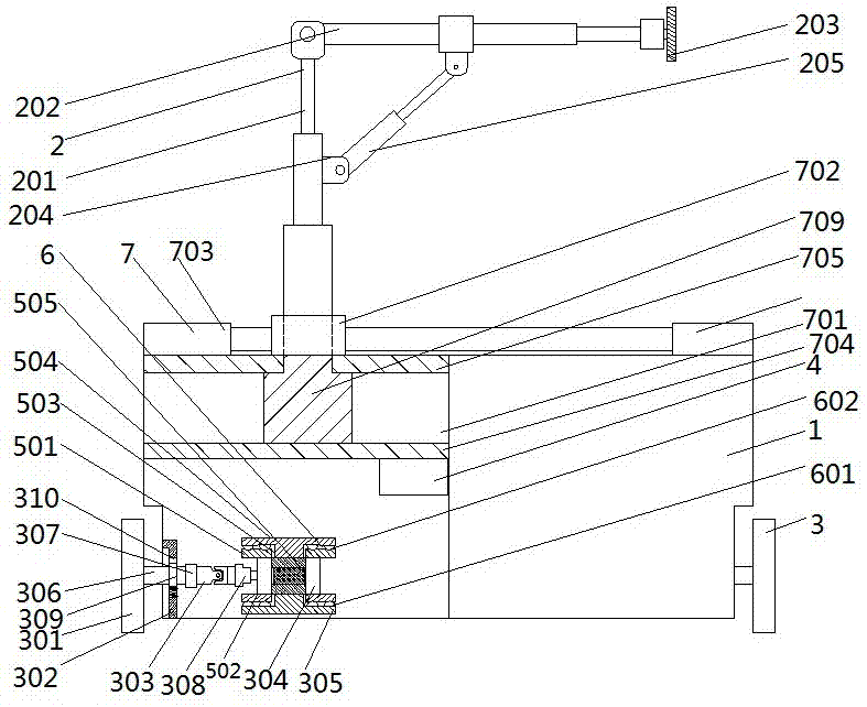 Omni-directional moving fruit tree pruning vehicle