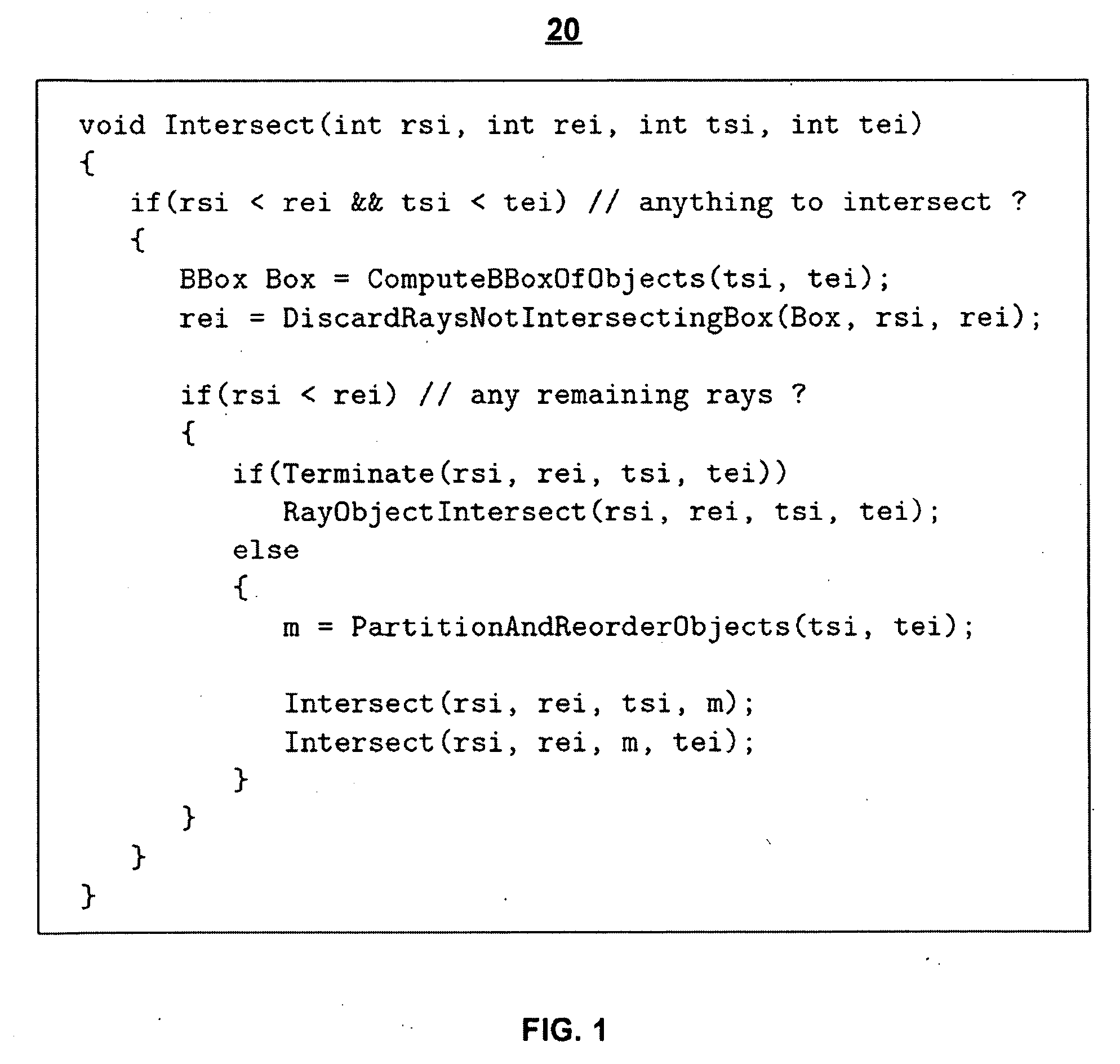 Efficient ray tracing without acceleration data structure