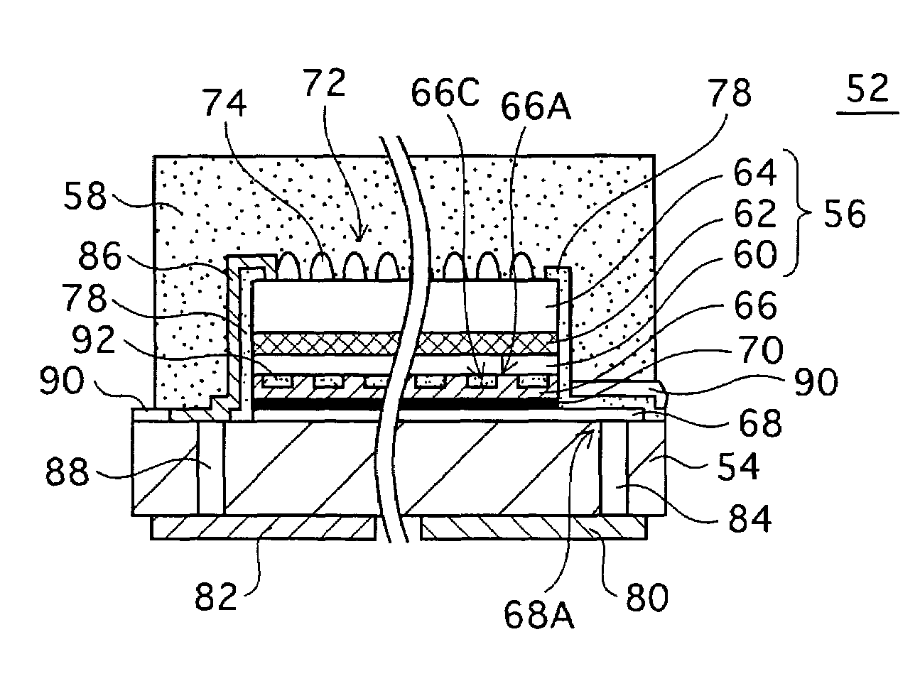 Nitride based LED with a p-type injection region