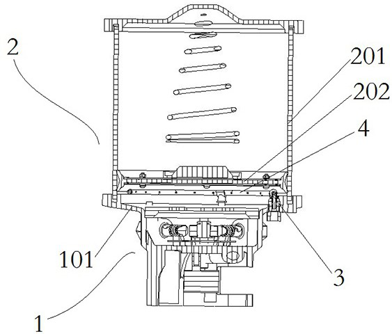 Pump base of lubricating pump and lubricating pump