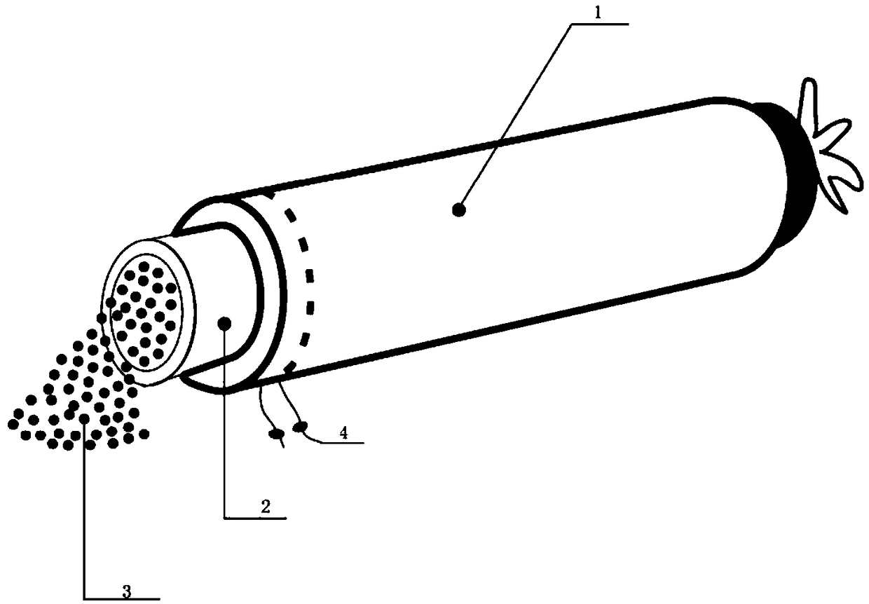 Traditional Chinese medicine granule filled medicine pillow and production method thereof