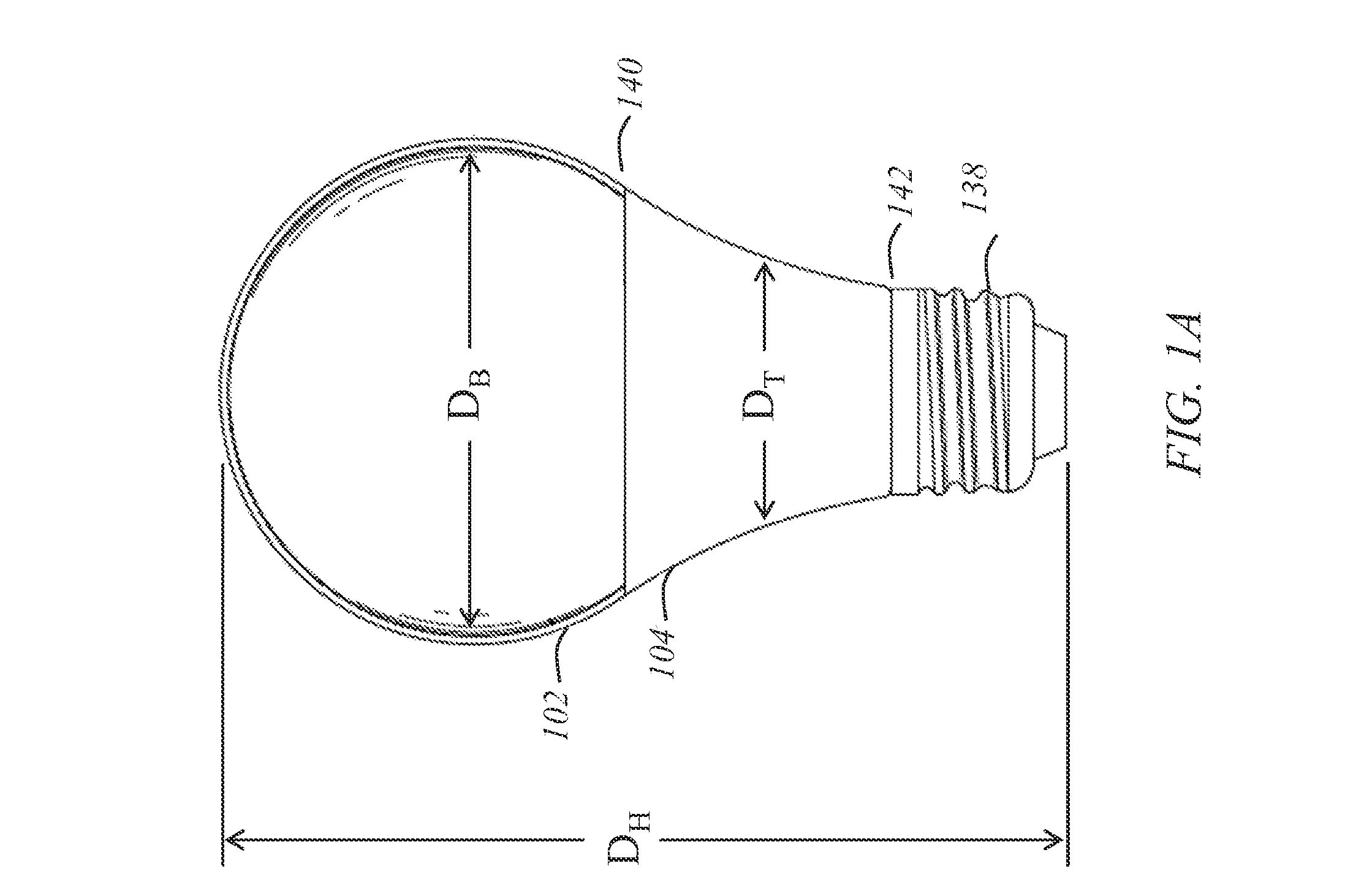 Fast start RF induction lamp with ferromagnetic core