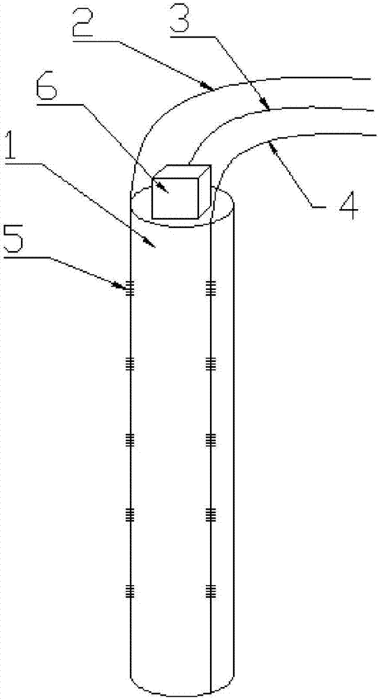 Landslide monitoring sensor for simultaneously measuring internal and external displacement fields and application thereof