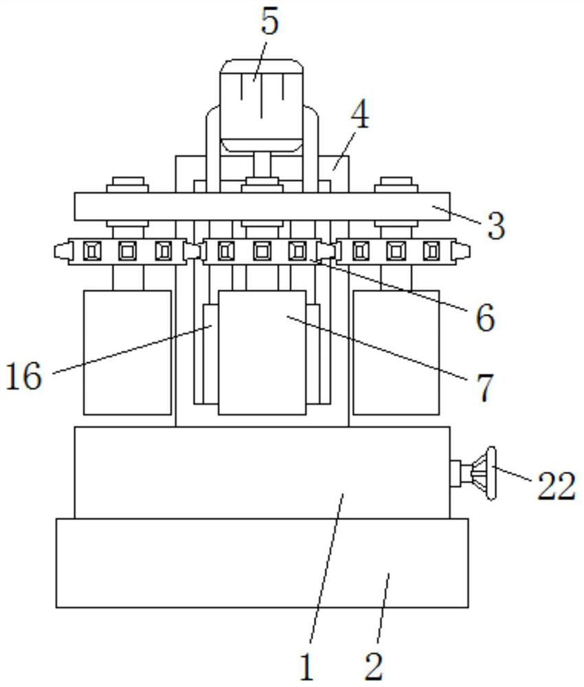 A kind of iron removing device for coal sample preparation with iron scrap cleaning function