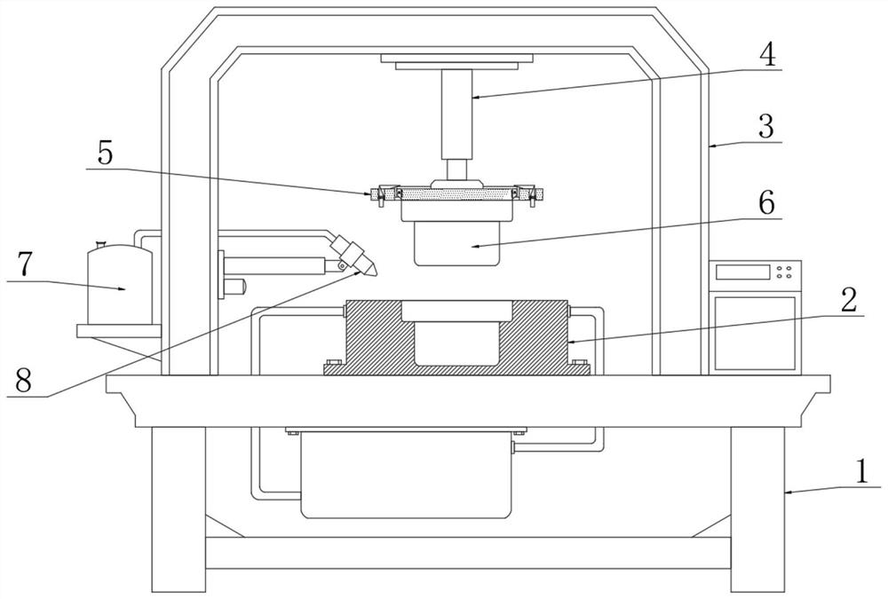 Mold die-casting equipment and die-casting method